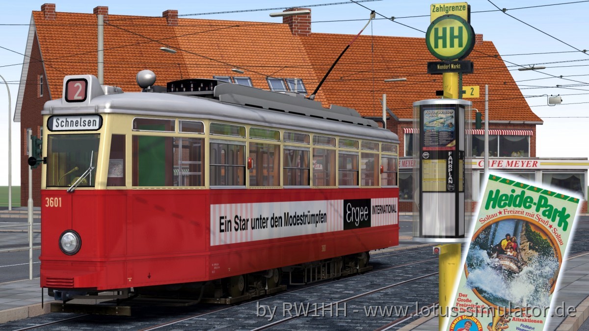 3601 – Erster Einmannwagen und leckere Hamburger am Hamburger