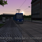 Erste Fahrt auf der neuen Strecke