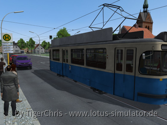 Erste Testfahrt vom M4.65 ( ex Christkindl - Tram )