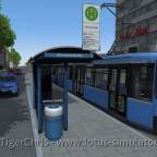 R2.2b wartet auf Fahrgäste