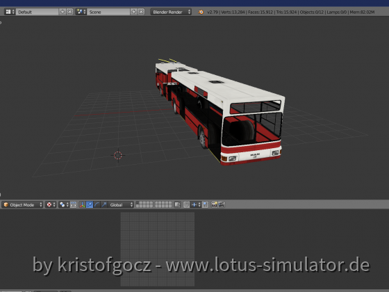 MAN NGE152 Trolleybus Budapest (WIP)