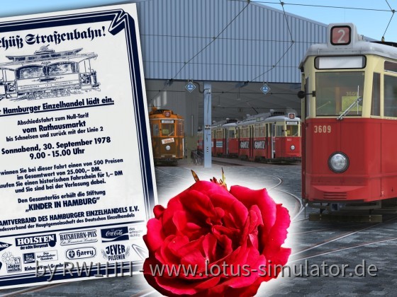 3609 – 1.000 Rosen aus der Straßenbahn