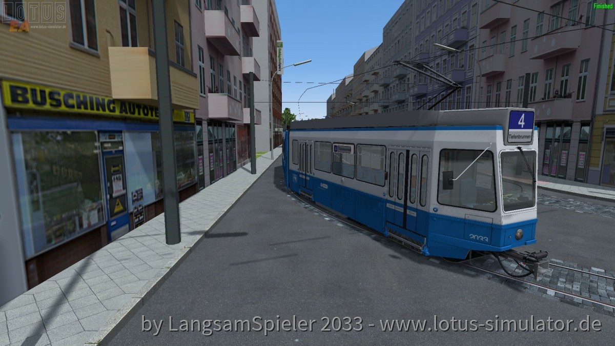 Tram 2000 auf Klein Neustadt mal am Fahren