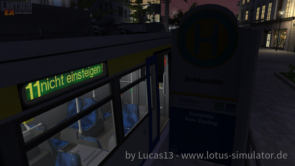 "nicht einsteigen!" = für Fahrgäste: "oh! alles rein!"