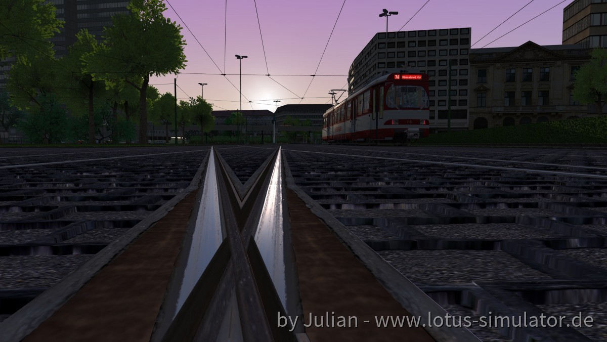 Die Fahrt in den Sonnenaufgang