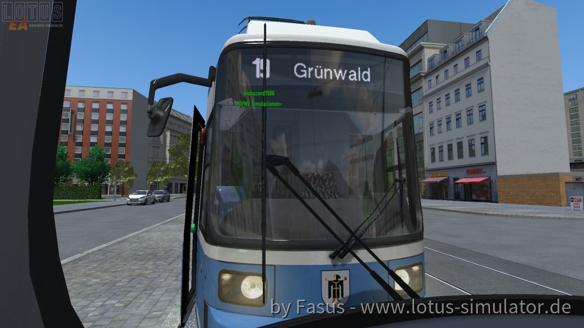 Ficta-Minga, (H) Grünwald, Bavariafilmplatz, Linie 19 Richtung: Grünwald