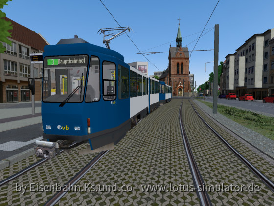 Mit der Tatra KT4D In Rheinhausen im Karnevalsverkehr :S