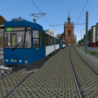 Mit der Tatra KT4D In Rheinhausen im Karnevalsverkehr :S