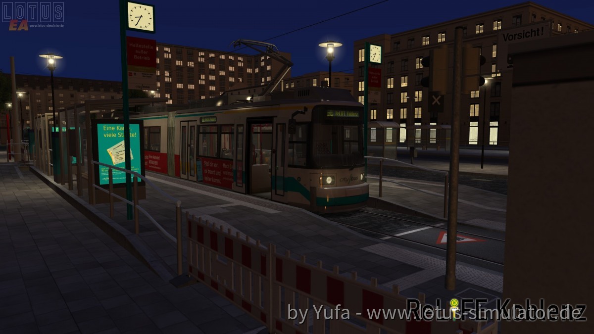 Abends am Hauptbahnhof