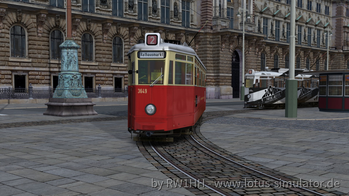 Mal so zwischendurch: Screenshot einer Stellprobe am Rathausmarkt