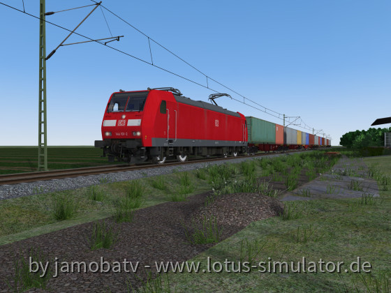 Als Güterzug unterwegs...