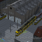 Ankunft eines GT8S zur Ausmusterung im Alten Straßenbahn Betriebshof der Tanstädter Verkehrsbetriebe AG mit einem NGT6DDer als Zugfahrzeug