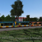 Zugkreuzung am Roten Berg im Jahre 2008