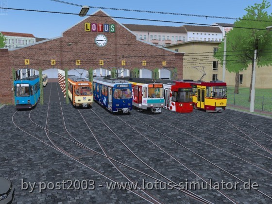 Wenn man den Pc mal belasten möchte: Sehr viele Fahrzeuge des Simulators auf einem Bild!