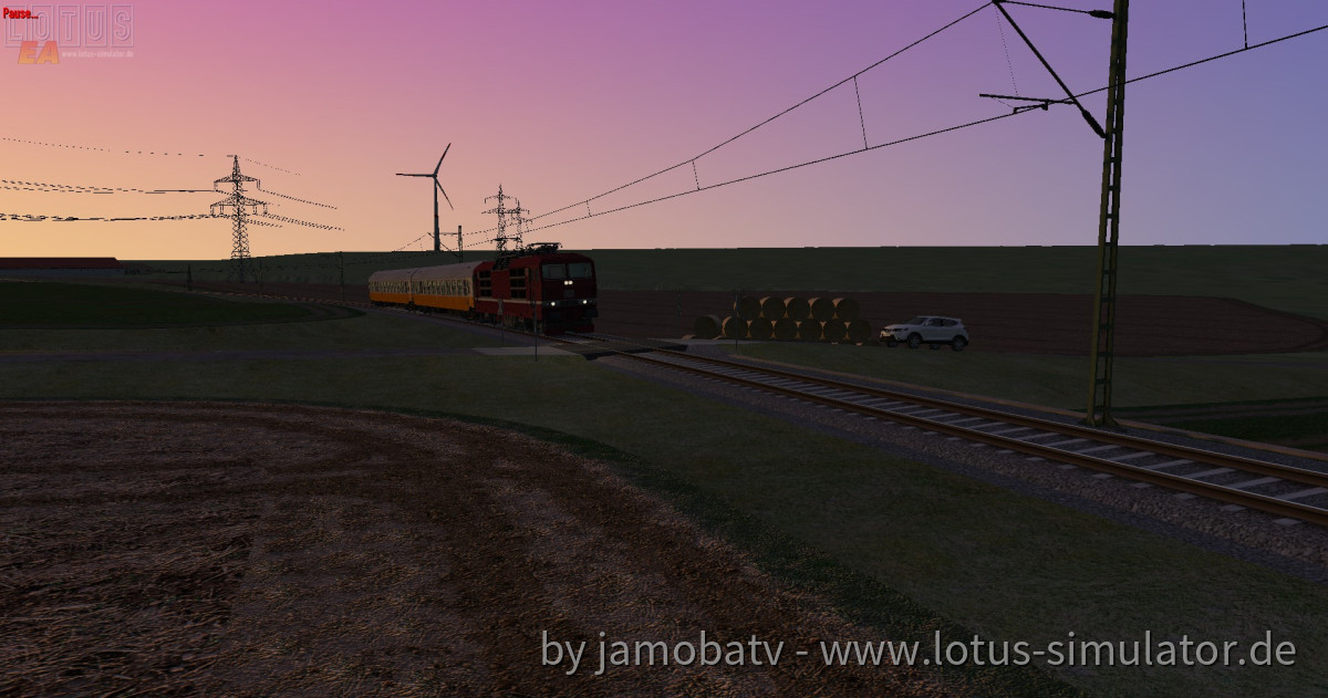 Fahrt in der Abendsonne
