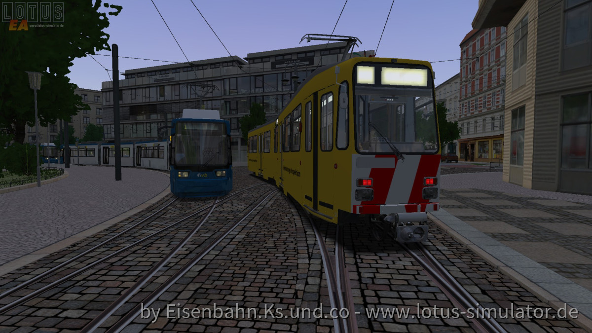 Mit dem N6C Arbeitswagen am Einsatz angekommen