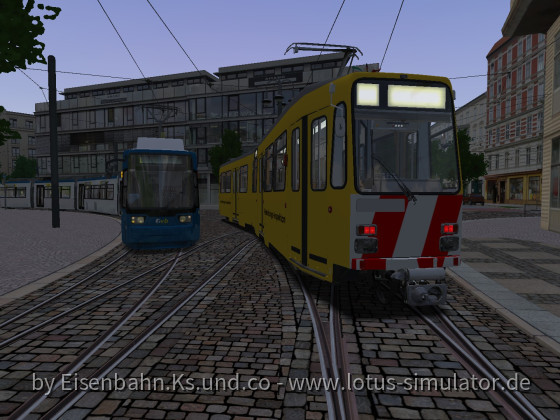 Mit dem N6C Arbeitswagen am Einsatz angekommen