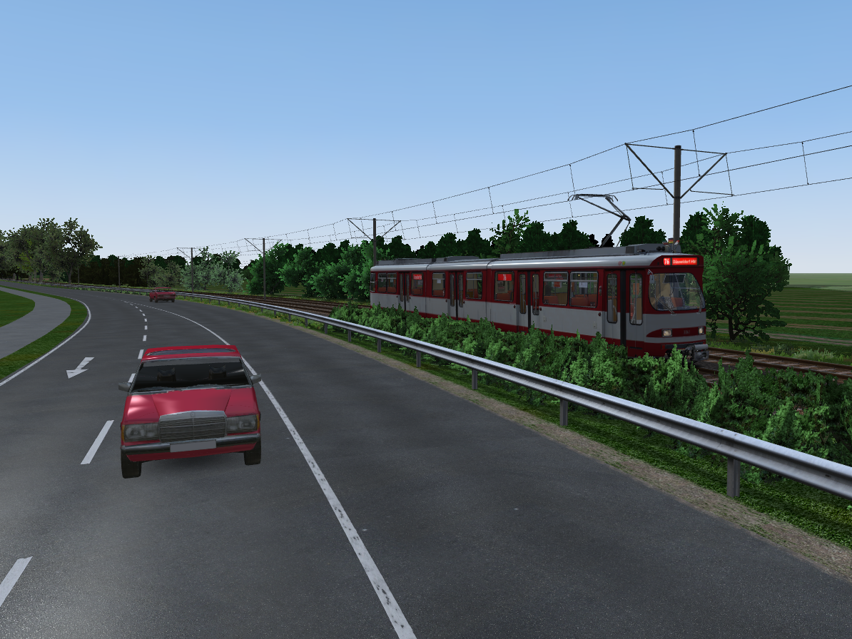 Tram gegen Auto